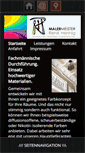 Mobile Screenshot of malermeisterhennig.de